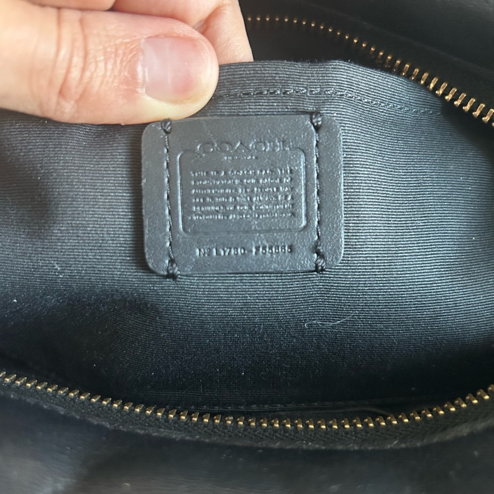 Coach Black Leather Satchel - Picture 8 of 10